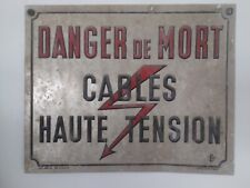 Danger death plate d'occasion  Expédié en Belgium