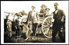 Carro de caballos con foto real Pearly Queens Drag Children años 1910-1920 segunda mano  Embacar hacia Argentina