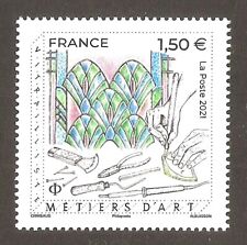 FRANCE 2021 - N° 5471 METIERS D'ART N° 11 VITRAILLISTE NEUF ** LUXE MNH comprar usado  Enviando para Brazil