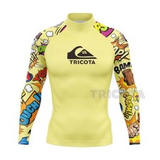 Camisetas masculinas de mergulho de surf manga comprida apertadas proteção UV comprar usado  Enviando para Brazil