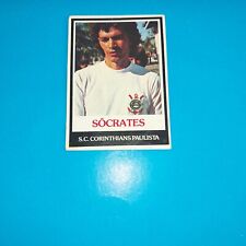 Sócrates 1978 Rookie Ping Pong #45 cartões de pingue-pongue Sócrates WC 1982 1986 1990 comprar usado  Brasil 