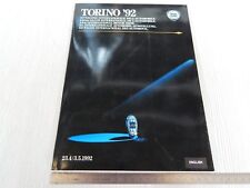 CARTELLA STAMPA ORIGINALE 1992 LANCIA SALONE TORINO THEMA Y10 DELTA MONZA RED comprar usado  Enviando para Brazil
