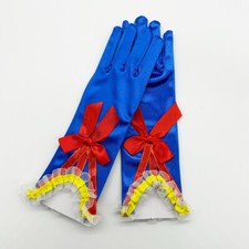 Luvas infantis de renda arco princesa cosplay desempenho azul real comprar usado  Enviando para Brazil