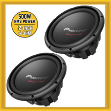 2 X Pioneer Champion Series 12" bobina de voz dupla 4 ohm subwoofer componente de carro comprar usado  Enviando para Brazil