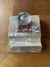 Perlmutt tintenfässchen stift gebraucht kaufen  Jever