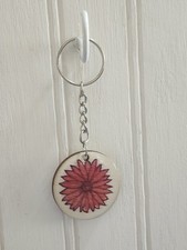Red flower keychain for sale  Benson