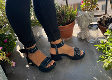 Lanvin black patent d'occasion  Paris VIII