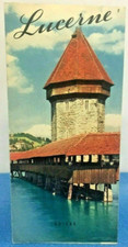 Vintage lucerne travel for sale  BARNET