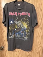 Camiseta Vintage Anos 90 Iron Maiden No Prayer On The Road Tour 1990, usado comprar usado  Enviando para Brazil