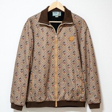 Jaqueta Gucci Disney Mickey Mouse GG Supreme Track Marrom Tamanho P Excelente JAPÃO comprar usado  Enviando para Brazil