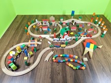 Holzeisenbahn set 100 gebraucht kaufen  Vallendar