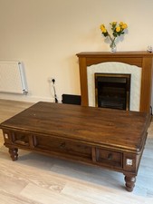 Solid wood coffee for sale  UK