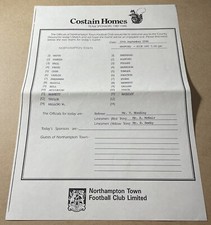 1989 northampton town for sale  BOLTON