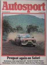 Autosport magazine april for sale  DARWEN