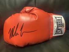 Guante de Boxeo Rojo Everlast Firmado Righty Mike Tyson Autógrafo Automático Certificado JSA segunda mano  Embacar hacia Mexico