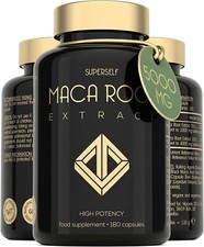 Usado, Raiz de maca 5000mg - 90 cápsulas - Comprimidos de extrato preto e amarelo de alta resistência Reino Unido comprar usado  Enviando para Brazil