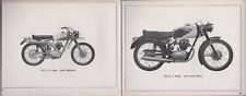Vintage Moto Parilla 125CC 4 Tempi Peças de Motocicleta Italiana Lista de Preços Catálogo comprar usado  Enviando para Brazil