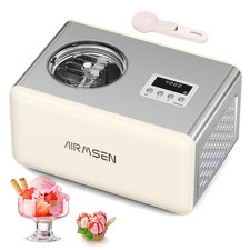 Usado, Máquina de sorvete elétrica AIRMSEN 2.1 qt, sem pré-congelamento comprar usado  Enviando para Brazil