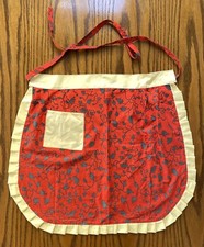 Vintage apron red for sale  BRISTOL