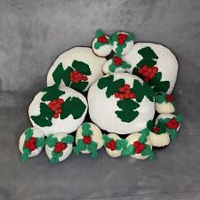 Knitted christmas pudding for sale  LEEDS