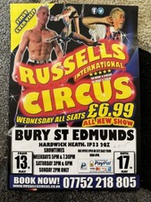 Russell circus poster for sale  CHRISTCHURCH