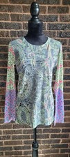 Blusa Before & Again Feminina Multicolorida Waffle Malha Térmica Manga Longa Tamanho G comprar usado  Enviando para Brazil