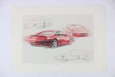 1994-99 Ferrari F355 Berlinetta litografia imprensa desenho impressão, usado comprar usado  Enviando para Brazil