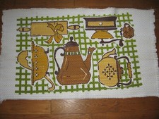 Tapis cuisine vintage d'occasion  Dijon