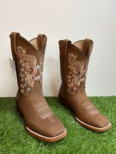 Botas femininas de cowgirl Western Rodeo biqueira quadrada Bota Vaquera Dama estilo rodeio comprar usado  Enviando para Brazil
