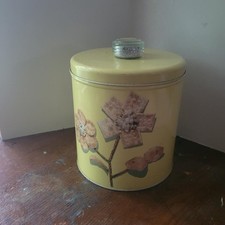 Vtg yellow canister for sale  Cary