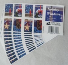 Novo Livro de 20 Selos USPS Forever Holiday Windows 2016 Series - ESTADO PERFEITO FV $15.60 comprar usado  Enviando para Brazil