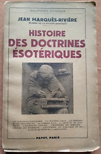 Histoire doctrines ésotériqu d'occasion  Coëx