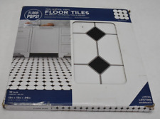 Floorpops FP3993 Hudson Peel & Stick piso de vinil preto branco cinza 10 azulejos comprar usado  Enviando para Brazil
