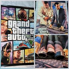 Lote de pôster promocional oficial 8 peças Grand Theft Auto 5 GTA V 2013 28"x22" DIA 1 comprar usado  Enviando para Brazil