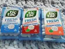 Novo Tic Tac Fresh Cool Cherry Mentol Toranja Perfeita ou Forte Estado Perfeito 16,4g cada comprar usado  Enviando para Brazil