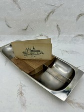 Bandeja de carvalho MCM sueca Svaneholm aço inoxidável lanche Hors D'Ouvres placa exclusiva comprar usado  Enviando para Brazil