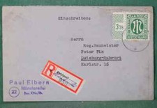 Brief 1945 einschreiben gebraucht kaufen  Beuren, Grimburg, Rascheid