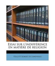 Essai sur indifference gebraucht kaufen  Trebbin