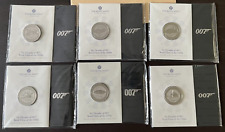 Royal Mint, Six Decades of 007, Conjunto Completo de 6 Moedas, além de completer e caixa, usado comprar usado  Enviando para Brazil