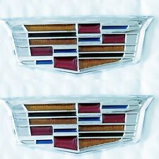 2pcs cadillac emblem for sale  Nederland
