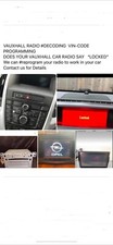 Vauxhall radio reprogramming for sale  WREXHAM
