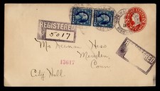 DR WHO 1917 PAR REGISTRADO PAPELARIA ATUALIZADA NORWALK CT TO MERIDEN CT M34448 comprar usado  Enviando para Brazil
