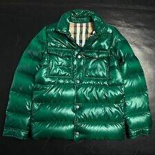 Auth Chłopięca Burberry Pikowana Puchowa Zielona Nova Płaszcz Kurtka - 12 lat 152 cm na sprzedaż  PL