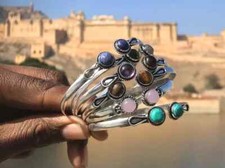 Pulseiras, pulseiras de cristal sortidas, pulseiras ajustáveis femininas, feitas à mão, usado comprar usado  Enviando para Brazil