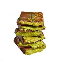 BARRA DE CHOCOLATE DUBAI DE LUXO FEITA À MÃO PISTACHE KATAIFI BARRA DE CHOCOLATE AO LEITE comprar usado  Enviando para Brazil