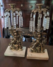 Pair girandoles brass d'occasion  Expédié en Belgium