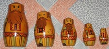 Matrioska bambole russe usato  Roma