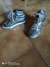 Scarpe glitter oro usato  Carrara