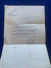 Rare 1948 autograph for sale  STONE