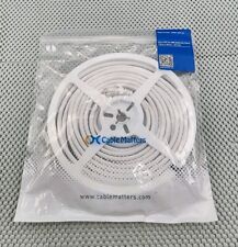 Usado, Cable Matters Cat6 UTP 24 AWG Cable de conexión Ethernet en blanco 20 pies 160001-WHT-20 segunda mano  Embacar hacia Argentina